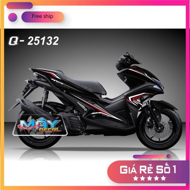 Tem rời xe NVX đỏ đen