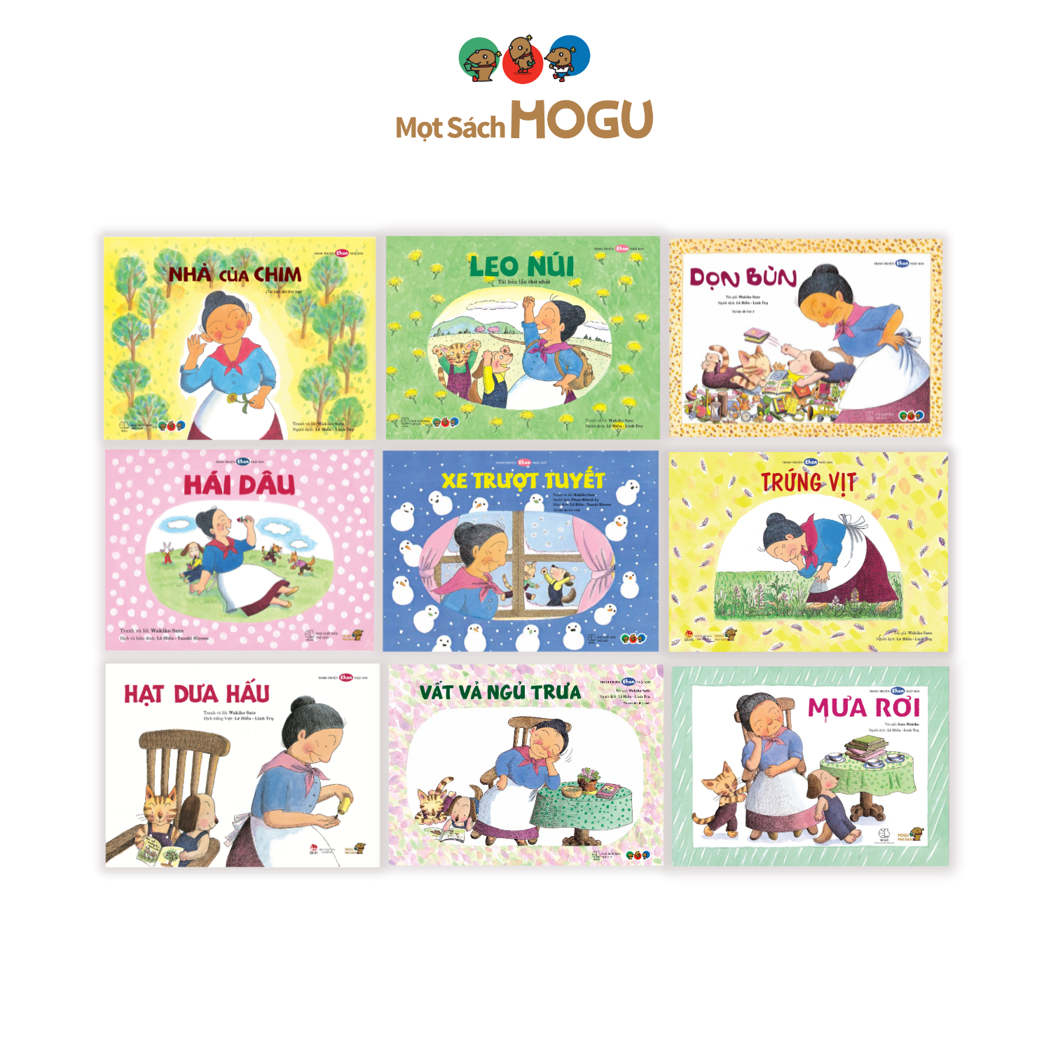 Truyện Ehon bé 3-4-5 tuổi - Bộ 10 cuốn Tuyển tập Bà Baba