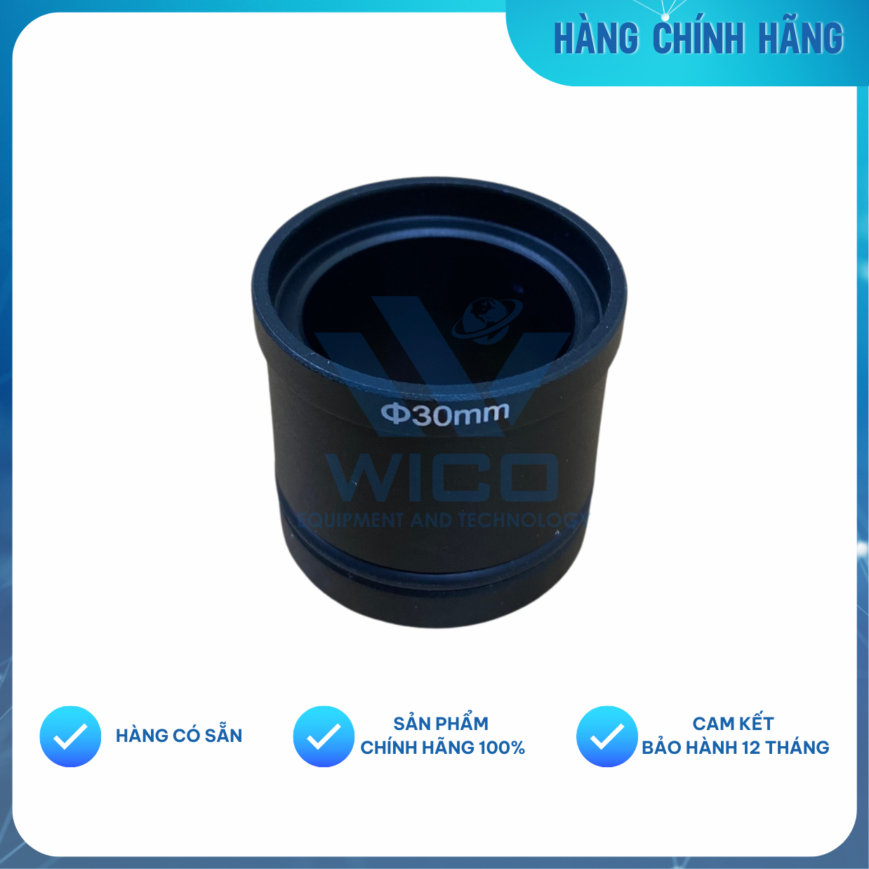 Bộ Ống Kính 0.5x Chuyên Dụng Cho Camera Kết Nối Kính Hiển Vi - Hàng Chính Hãng