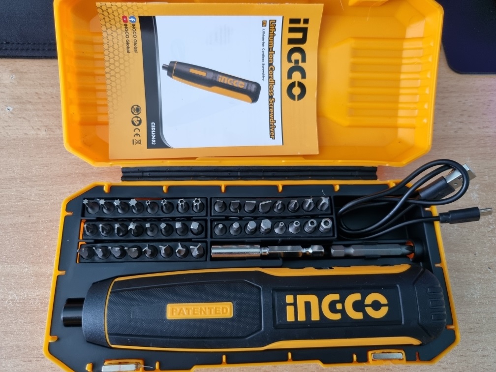 Máy siết vít dùng dùng pin Lithum 4V ingco CSDLI0403