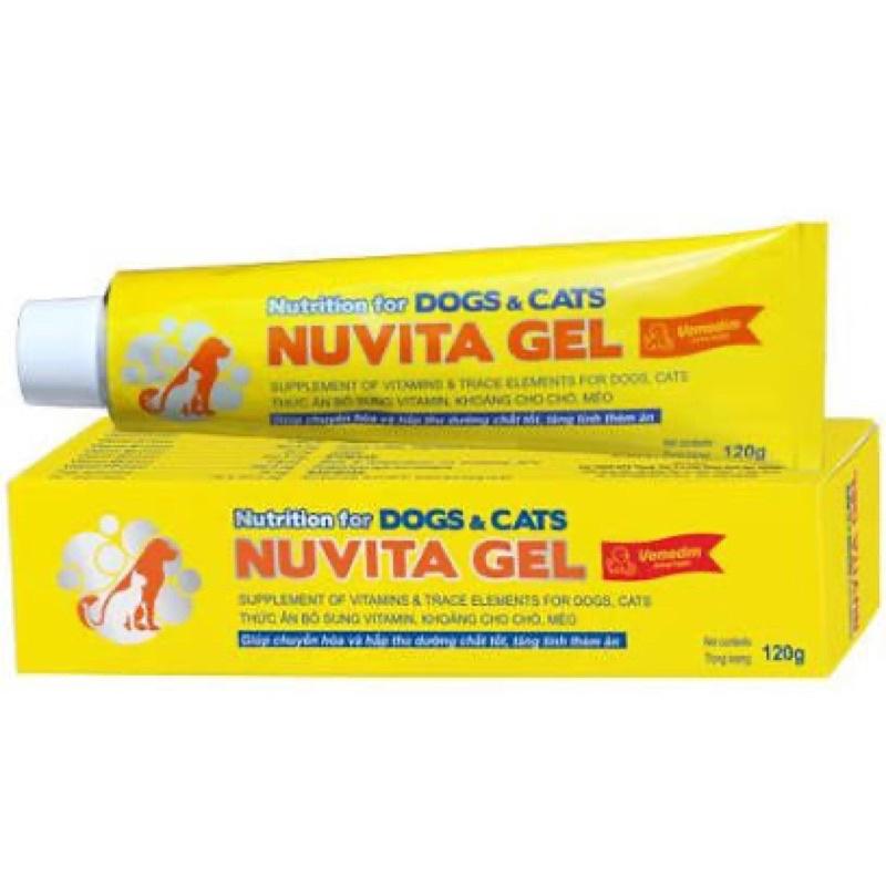 NUVITA GEL Vimedim Thức ăn dạng Gel bổ sung vitamin, khoáng cho chó mèo chuẩn tuýp nhôm