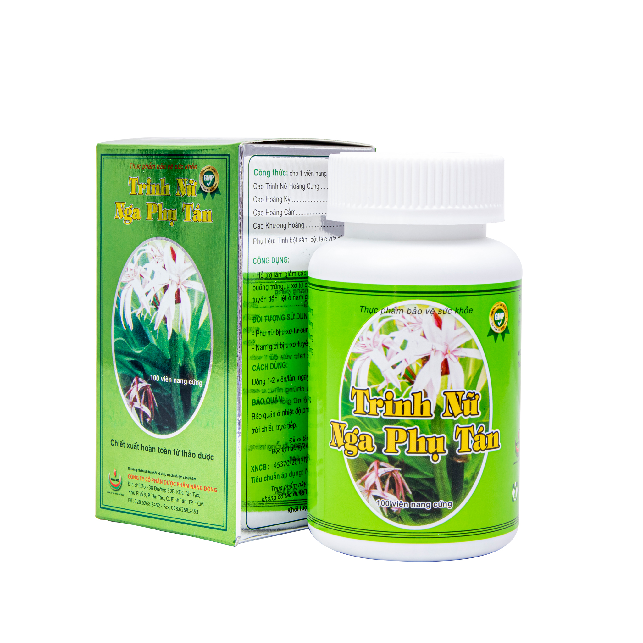 TRINH NỮ NGA PHỤ TÁN - NĂNG ĐỘNG - GIẢM U NANG BUỒNG TRỨNG, U XƠ TỬ CUNG