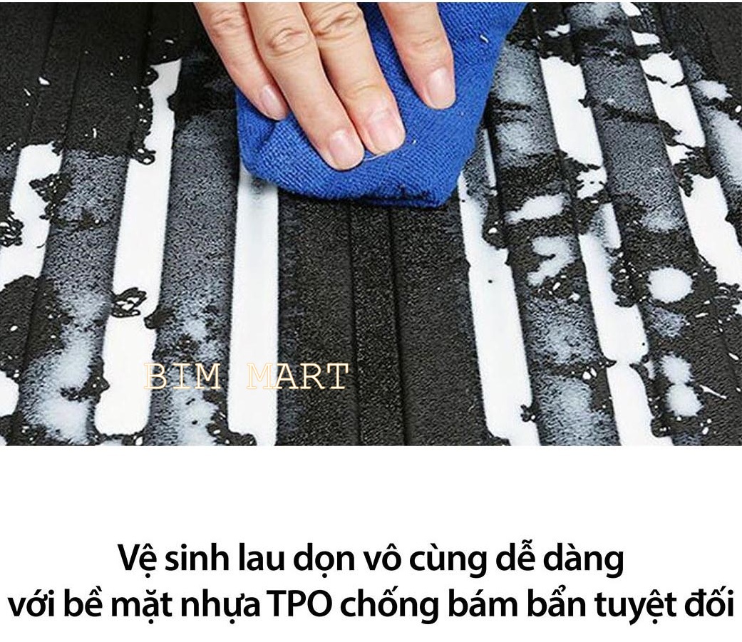 Lót cốp dành cho xe Toyota Camry 2019 - 2021 không mùi, chất liệu TPO cao cấp