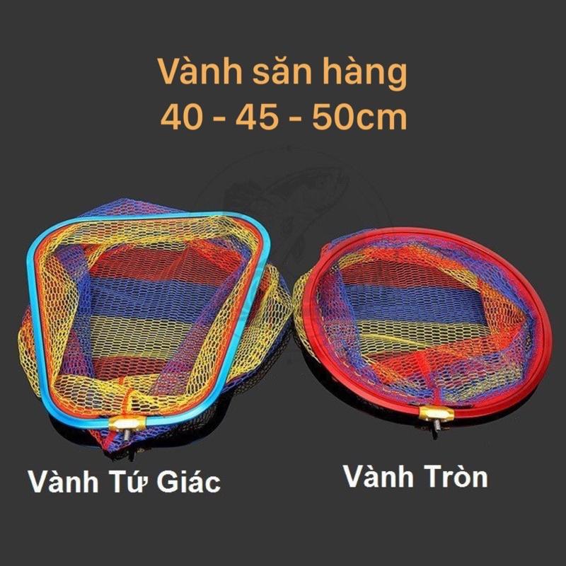 Vành vợt săn hàng câu đài, hình tròn - tứ giác, đủ size