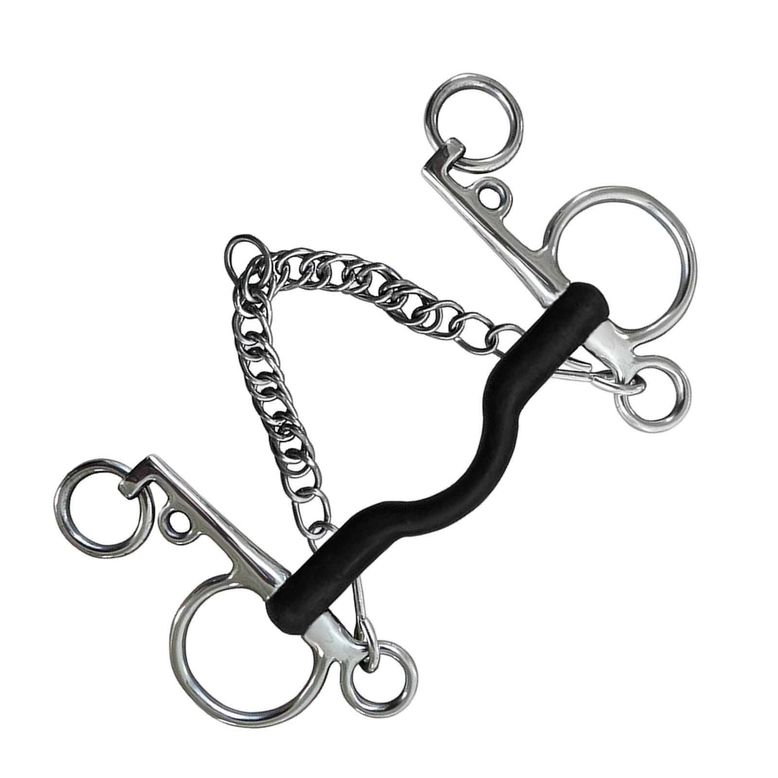 Metal Stainless Steel Equestrian Horse Bridle Horse Chewing