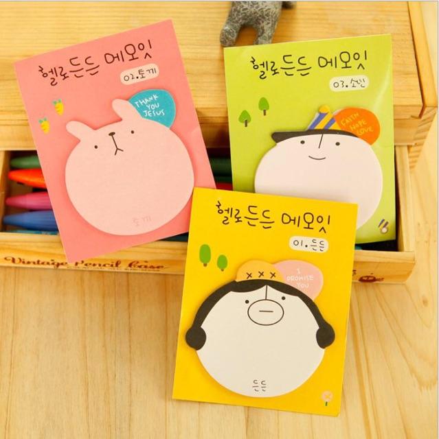 Giấy Note HÌNH NGỘ NGHĨNH xinh giá rẻ - Ghi chú nhỏ gọn, tiện dụng - Sticker dán ghi nhớ nhiều mẫu cute