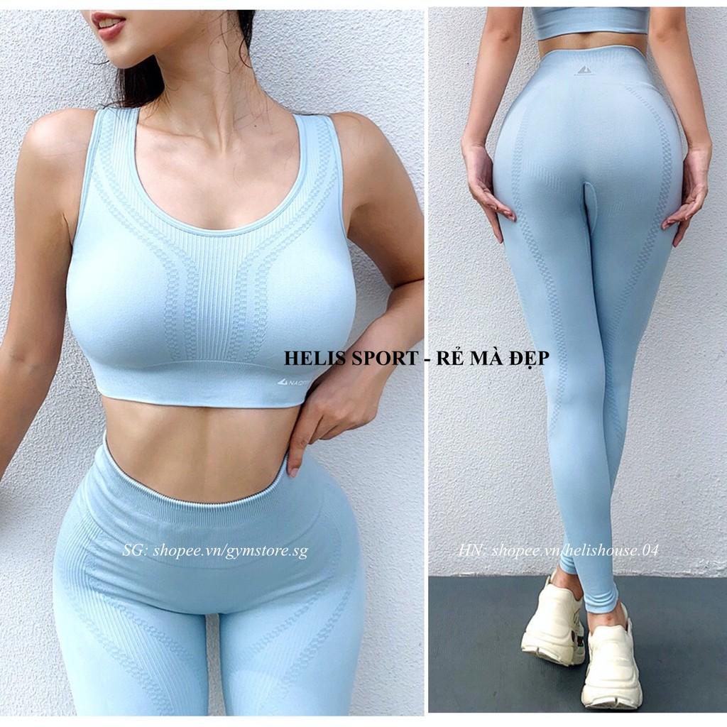 Set bộ đồ thể thao nữ naqi tập thể thao nữ đồ tập gym tập yoga giá rẻ