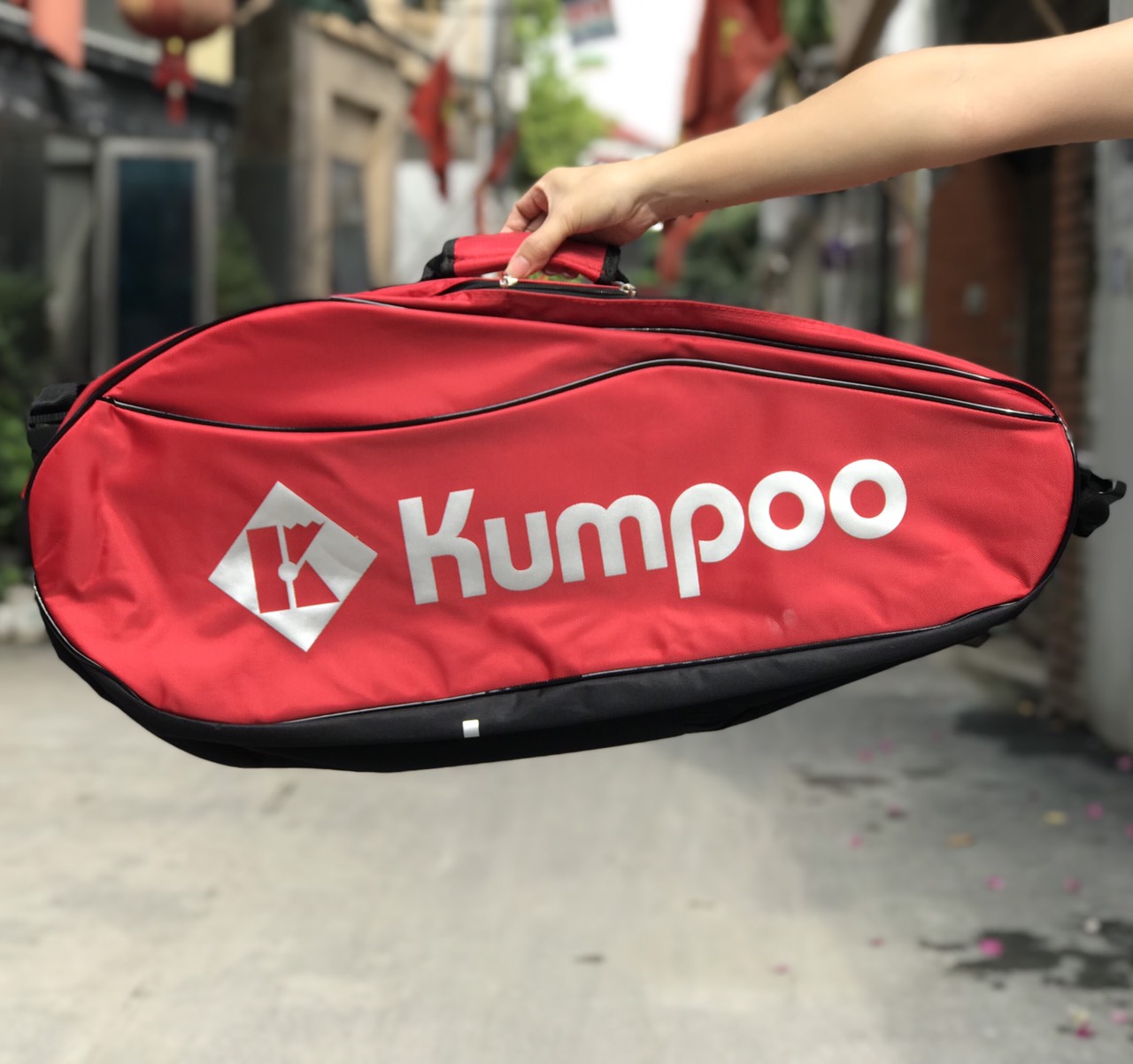 Bao vợt Kumpoo, túi thể thao đựng vợt cầu lông KGS-26S - hàng chuẩn công ty