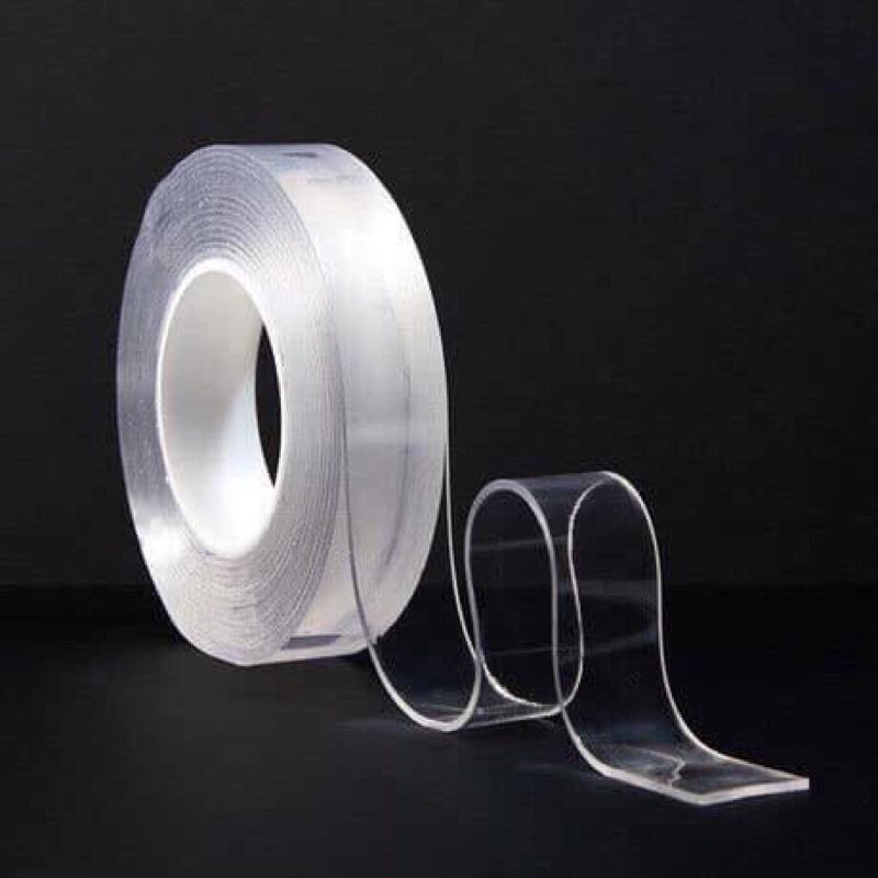 Băng dính 2 mặt trong suốt,chắc chắn,dính được mọi bề mặt