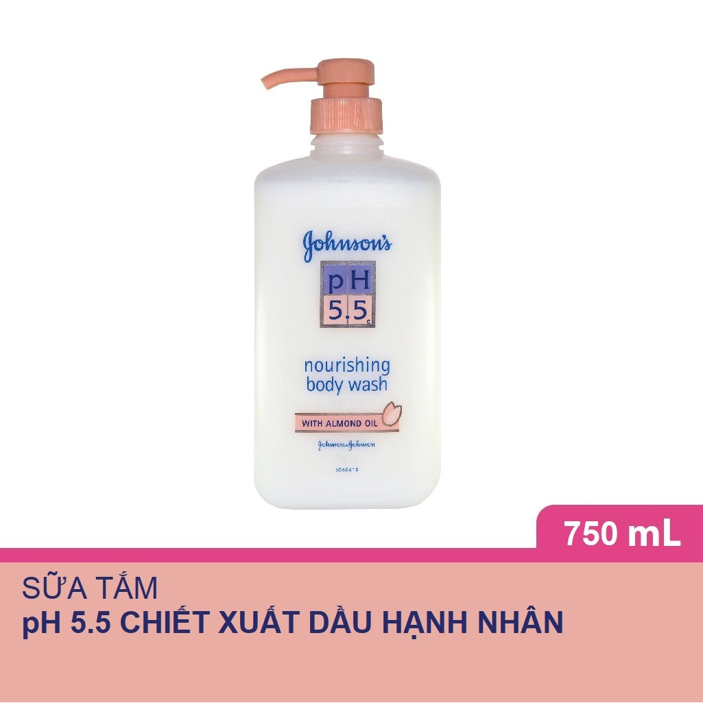 Sữa Tắm pH 5.5 Hạnh Nhân Johnson’s (750ml)