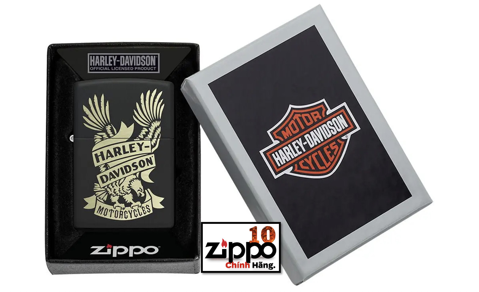 Bật lửa Zippo 49826 Harley-Davidson- Chính hãng 100%