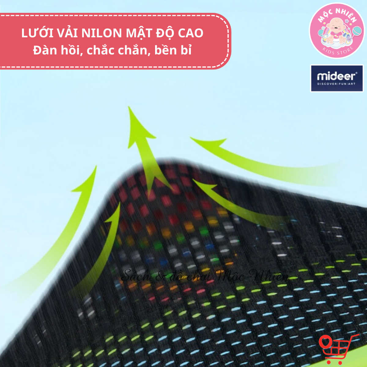 Vợt cầu lông trẻ em cho bé Mideer Kids Junior Racket 2in1, Đồ chơi thể thao cho bé
