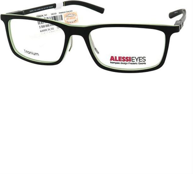 Gọng Kính Unisex Alessieyes AL60009 C02 - Đen Phối Xanh