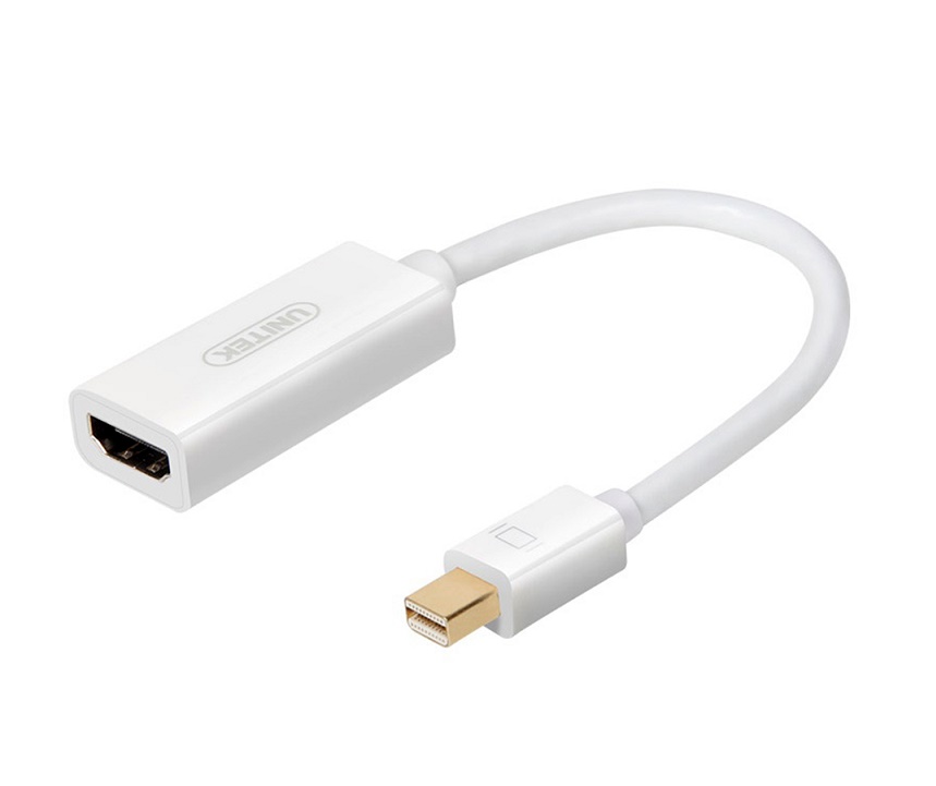 Cáp chuyển đổi Mini displayport sang HDMI âm Unitek Y-6345WH - Hàng nhập khẩu