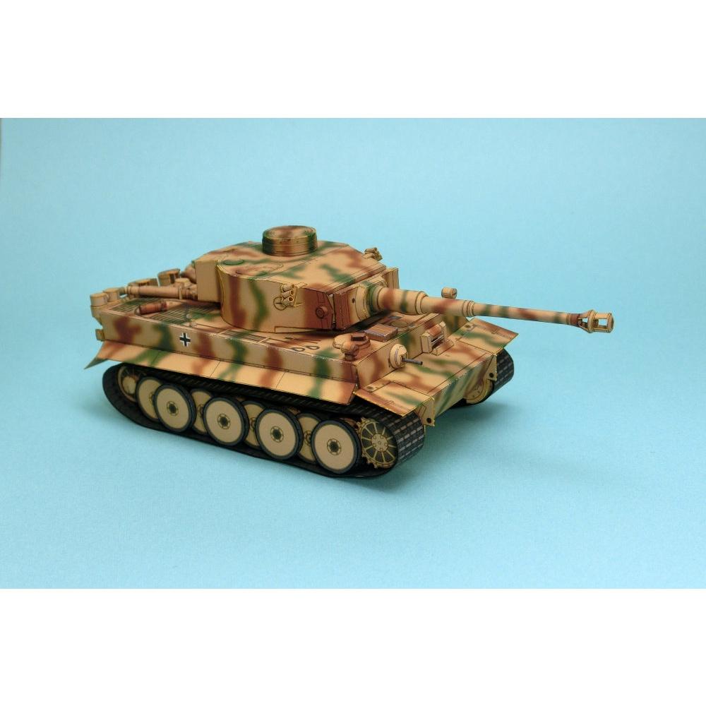 Mô hình giấy xe tank tiger I tỉ lệ 1/72