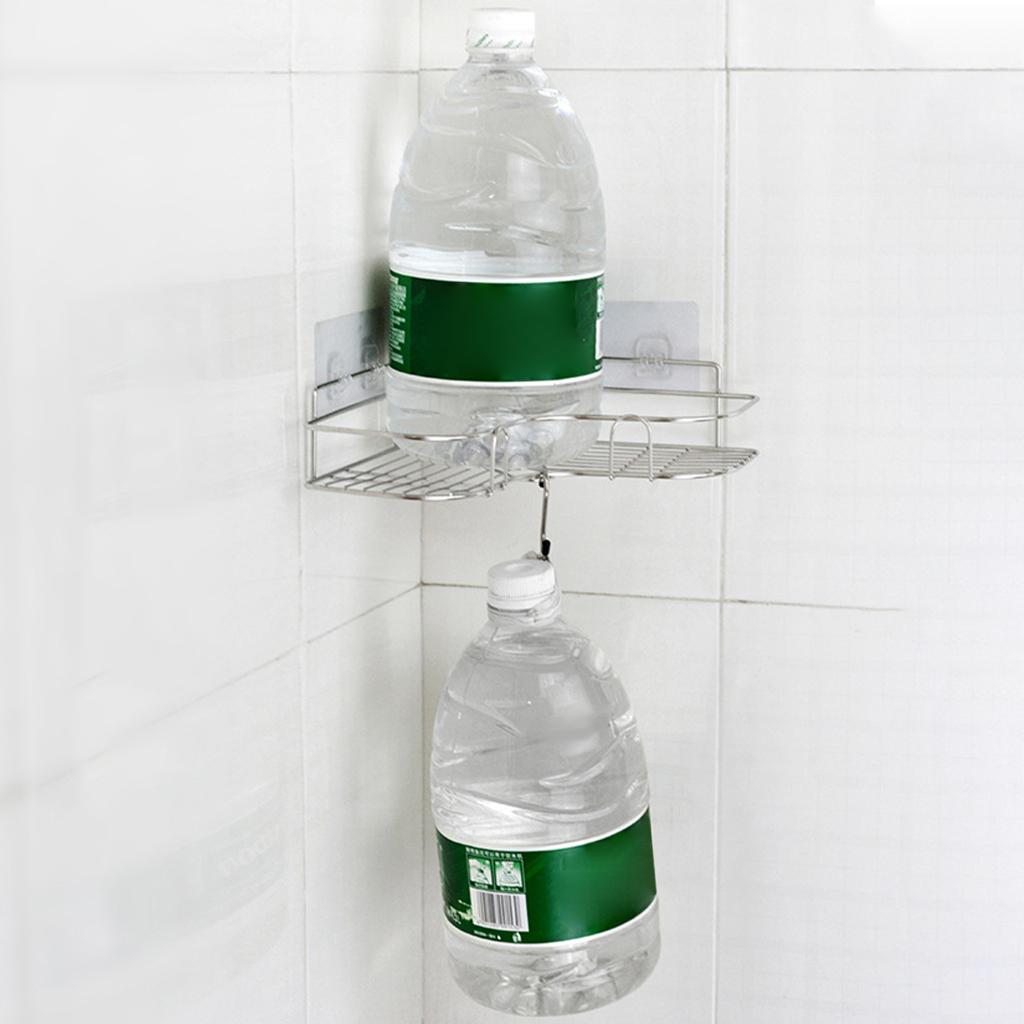 Adhesive Corner Shower Caddy No Drilling Tidy for  Organizer Storage no