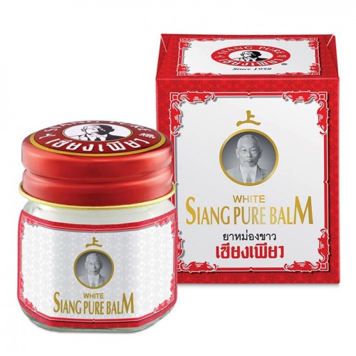 Dầu Cù Là Ông Già Siang Pure Oil Balm 12gr - Thái Lan / Trắng - Đỏ