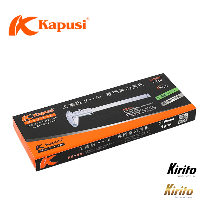 Thước kẹp cơ khí Kapusi Japan 150mm -200mm _Thước Kẹp Cơ -đo Hợp Kim Thép cao cấp
