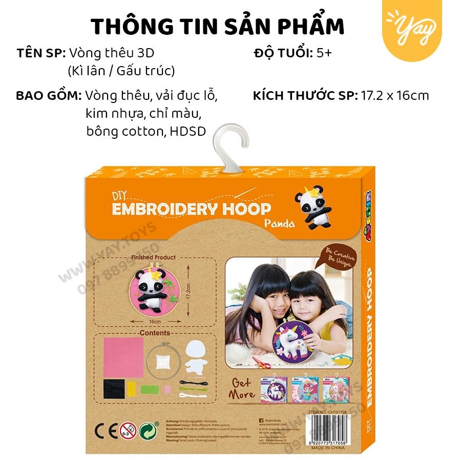 Bộ Thủ Công Thêu Thùa May Vá Kim Nhựa An Toàn Cho Bé Từ 5+ - Avenir