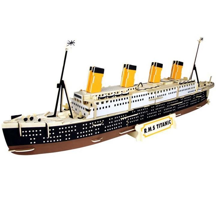 Đồ chơi lắp ráp gỗ 3D mô hình tàu Titanic