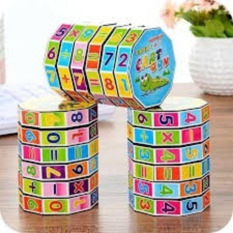 combo 3 chiếc rubik toán học xoay tròn số thích hợp với bé