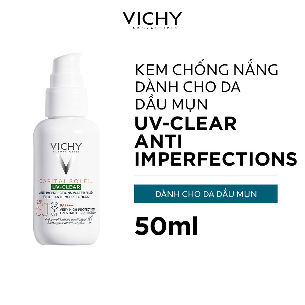 [PHIÊN BẢN MỚI] Gel chống nắng bảo vệ da và ngăn ngừa thâm nám, đốm nâu, nếp nhăn Vichy UV Age daily 40ml