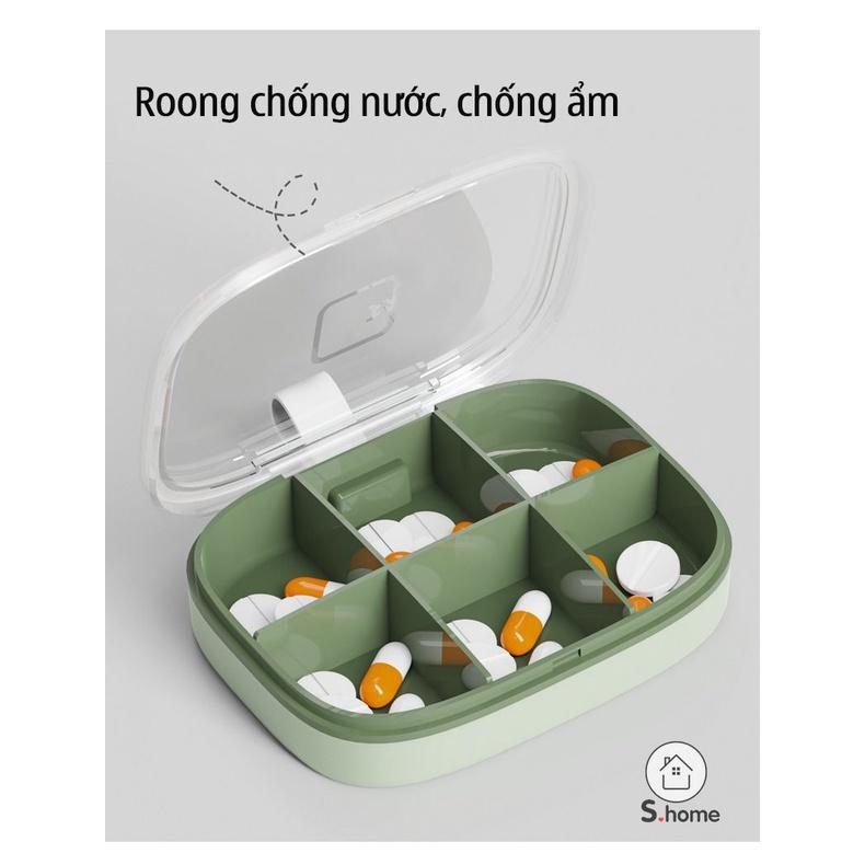 Hộp đựng đồ mini nhiều ngăn hộp lưu trữ đồ dùng cá nhân nhỏ gọn tiện lợi mang đi du lịch chống ẩm mốc
