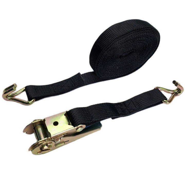 Dây tăng đơ cố định các kiện hàng size 2.5cmx6m móc chữ J 1 tấn