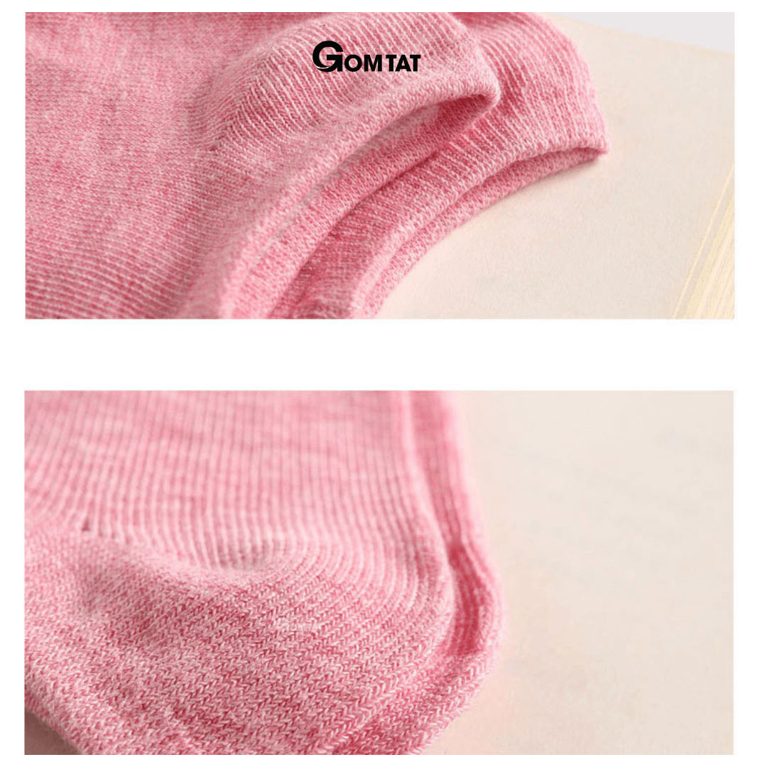 Tất Nữ Cổ Ngắn chuẩn xuất Nhật, Vớ Nữ Cotton Co Giãn Cao Cấp, Mềm mịn, êm chân - CB024