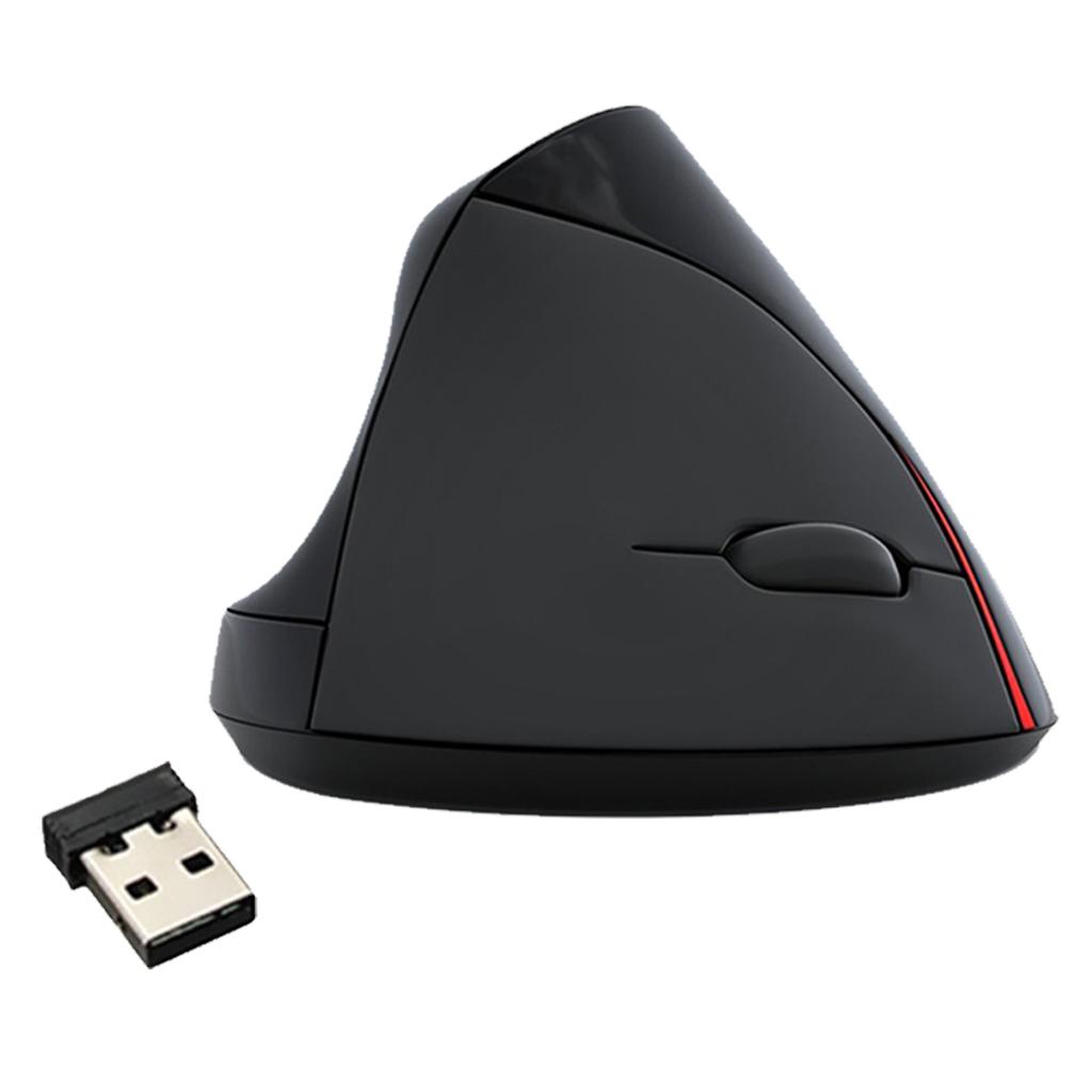 2.4GHz Wireless Vertical Mouse 2400DPI USB Receiver