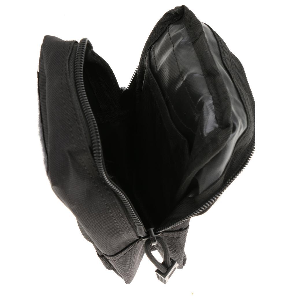 Outdoor Tactical Molle Belt Waist Pack Fanny Utility Phone Pouch Black