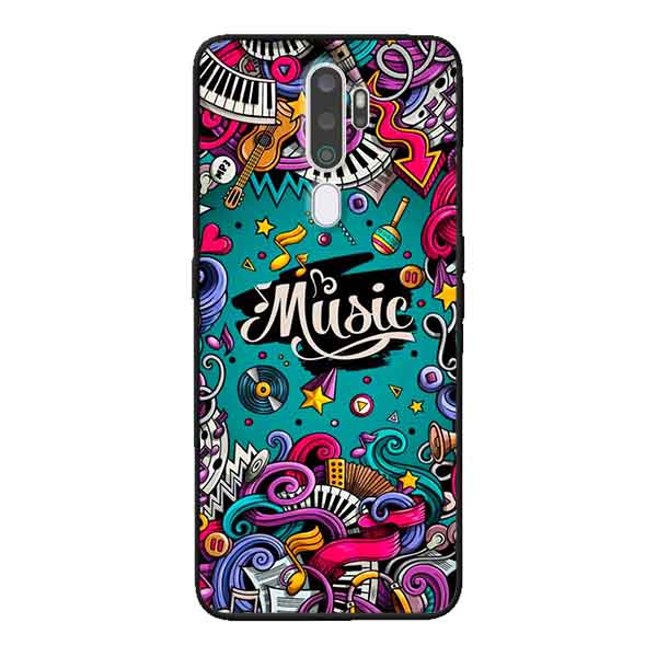 Ốp Lưng in cho Oppo A9 2020 Mẫu Màu Sắc 2 - Hàng Chính Hãng