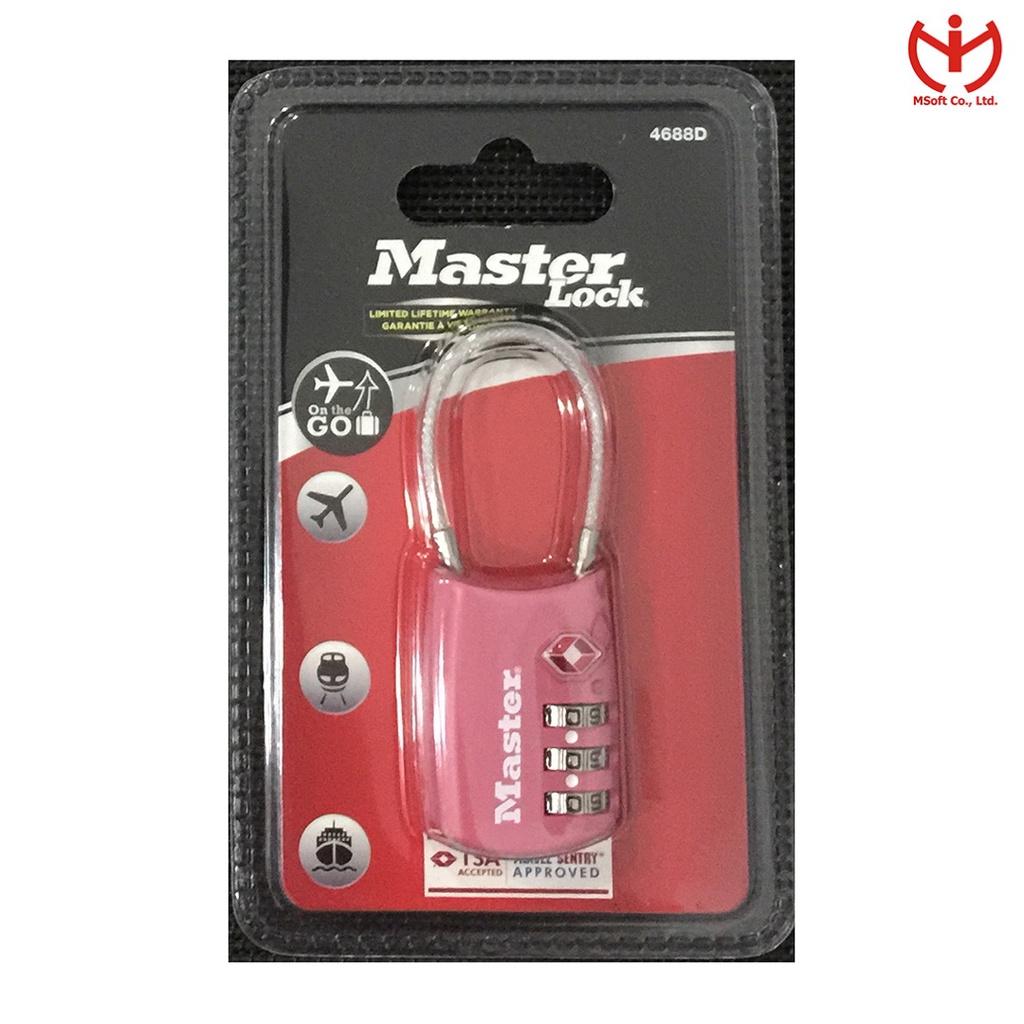 Ổ khóa số Master Lock 4688 EURD có chức năng TSA dùng khóa vali hành lý - MSOFT