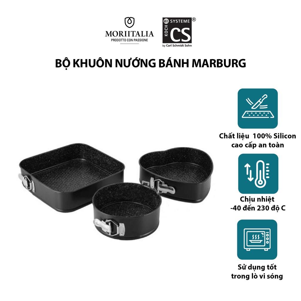 Bộ 3 khuôn nướng bánh chống dính Marburg tiện lợi 075422