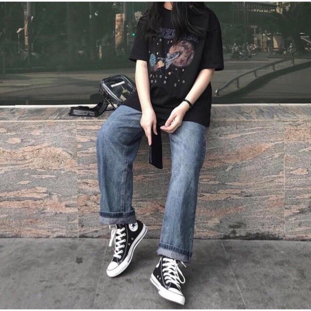 Quần Baggy JEANS ống suông