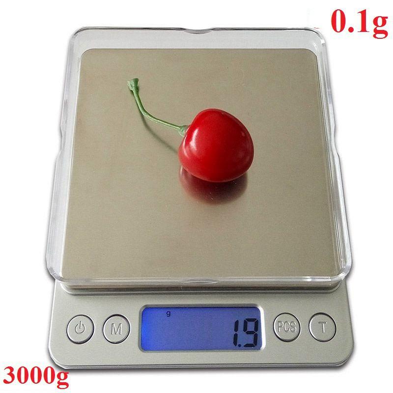 Cân Điện Tử Mini Có Thể Sạc Được Loại 3KG/0.1G, Loại 1KG/0.1G ,Loại 500G/0.01G (cân tiểu li)