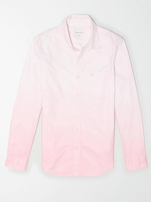 Áo Sơ Mi Nam AE Oxford Dip-Dye Slim Fit Shirt - Size S/M/L/XL/XXL