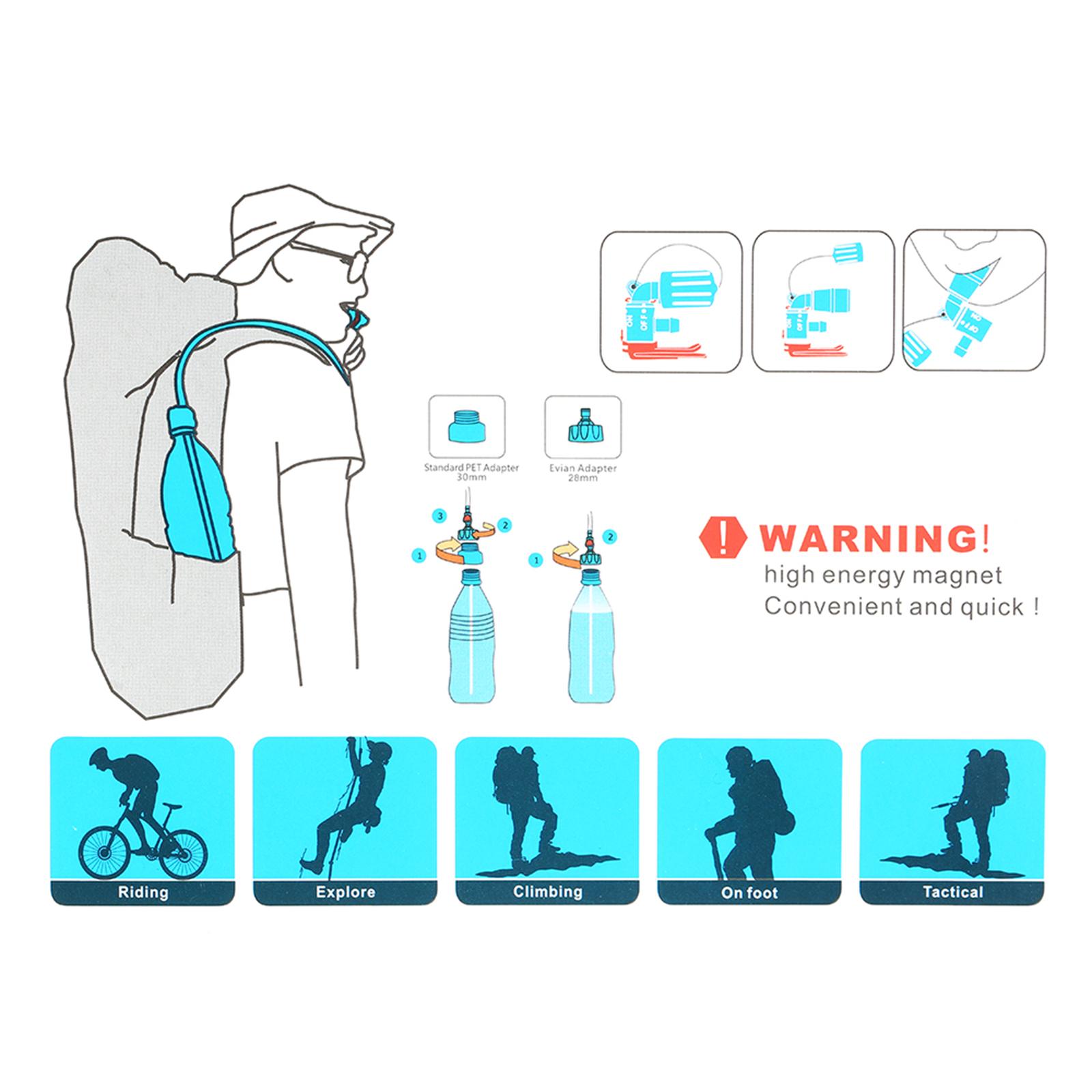 Ống hút nước thể thao cho dân chạy bộ, leo nút