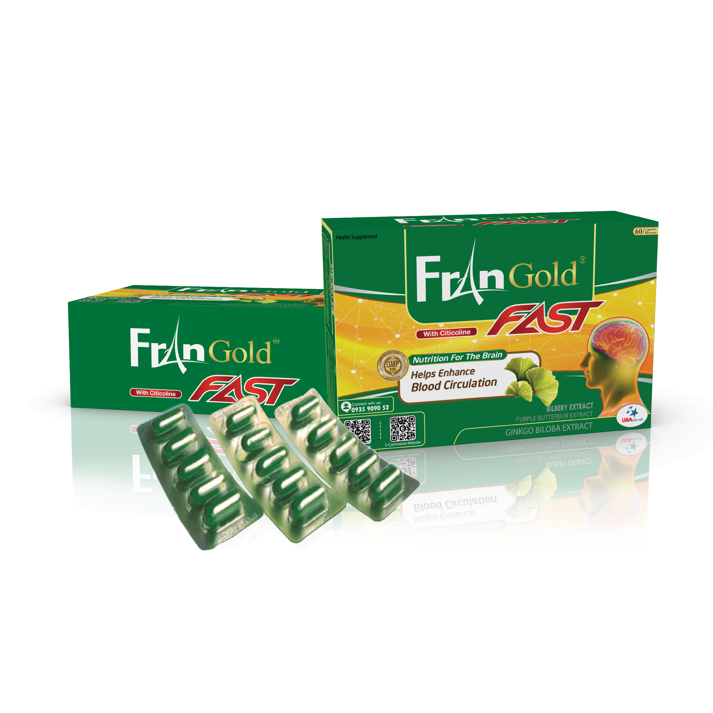 TPBVSK Frangold Fast - Giaỉ pháp vượt trội cho sức khỏe trí não