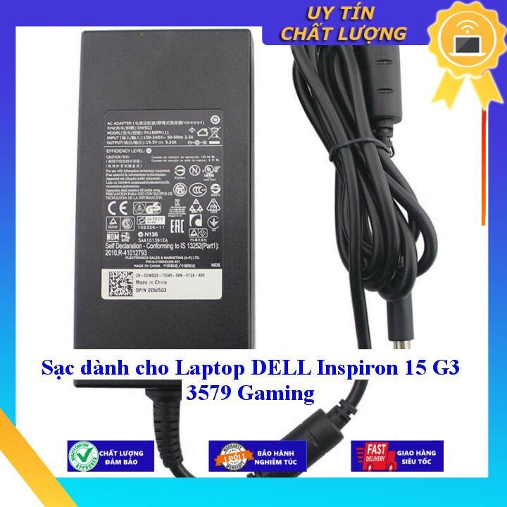 Sạc dùng cho Laptop DELL Inspiron 15 G3 3579 Gaming - Hàng Nhập Khẩu New Seal