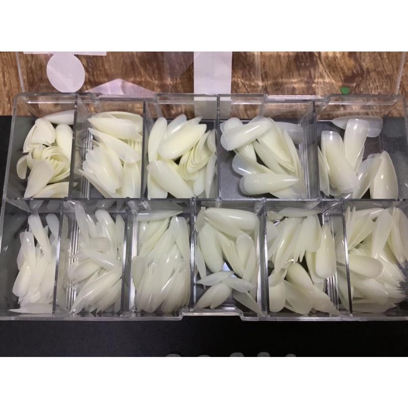 Móng giả fom nhọn màu đục hàng chuẩn