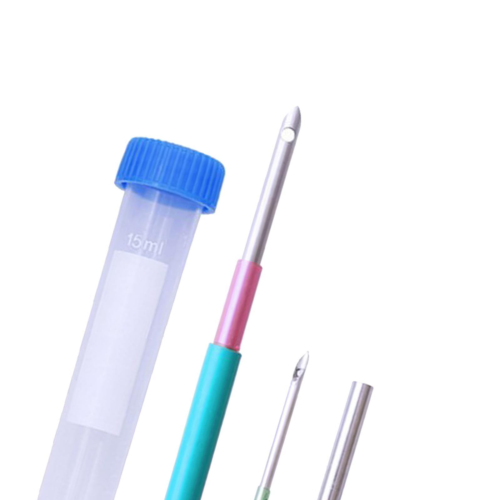 2-7pack Embroidery Punch Needle Pen Sewing Kit Knitting Tool 3Pcs Needle 1Pc