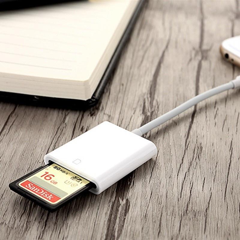 Đầu Đọc Thẻ Nhớ Chuyển Đổi USB Sang SD Card DSLR Cho Điện Thoại Và Máy Tính Bảng