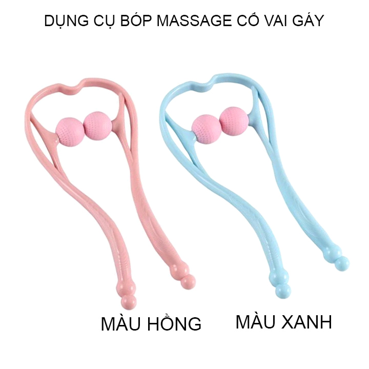 Dụng cụ bóp massage cổ vai gáy bằng tay, làm bằng nhựa PP-TPR mềm, dẻo