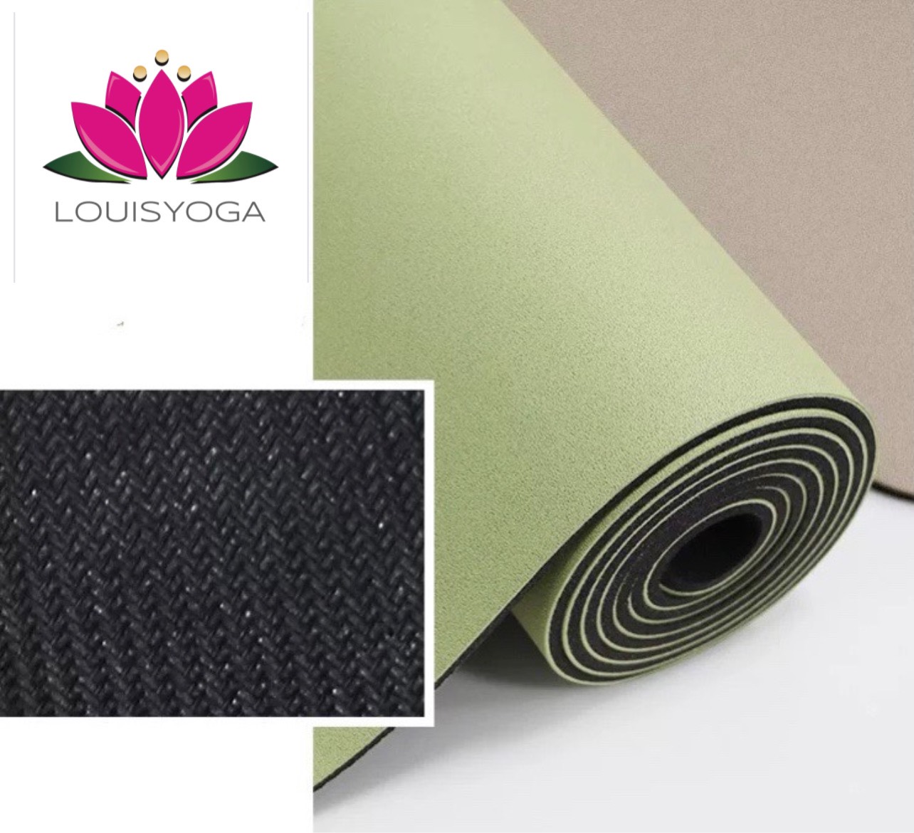 Thảm Tập Yoga cao su thế hệ mới Louis Diamond