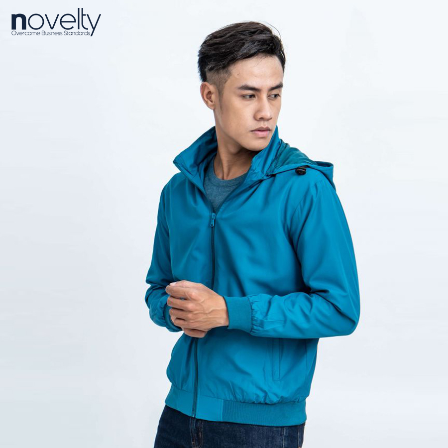 Áo Jacket nam Novelty 02 lớp màu xanh ve chai 1806342