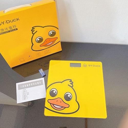 Cân Sức Khoẻ Điện Tử G Duck Vịt Vàng Màn Hình Led Siêu Dễ Thương Trọng Lượng 180Kg