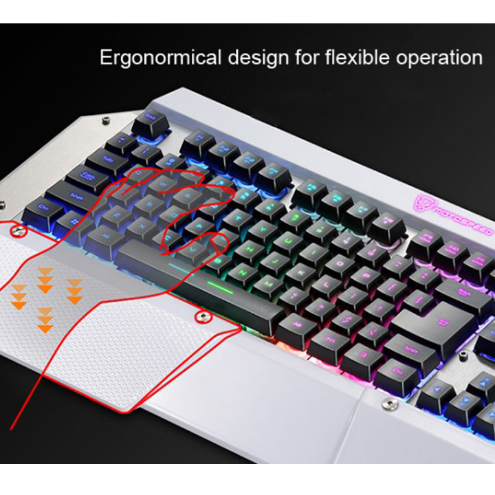 Bàn phím game thủ Motospeed K800L (K808) LED Gaming Keyboard - Hàng nhập khẩu