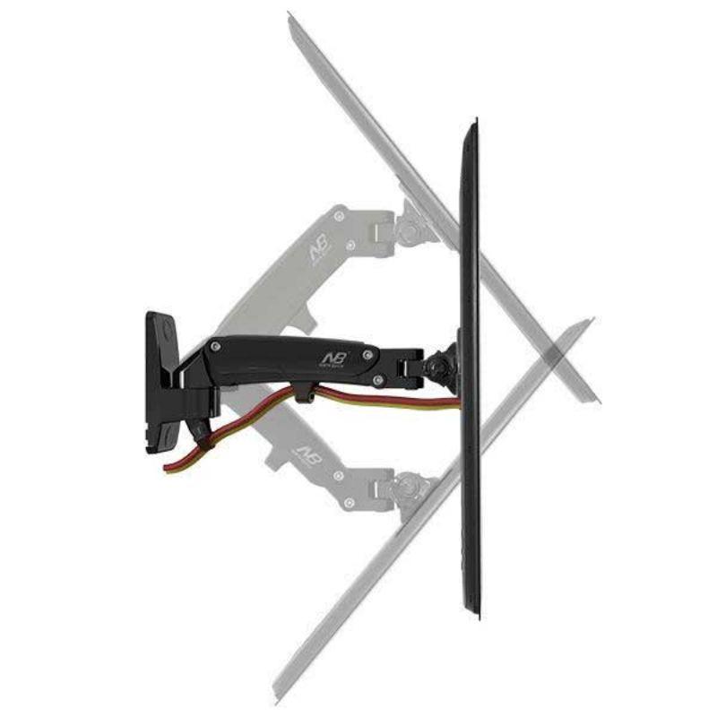 Giá treo màn hình máy tính NB-F120 từ 17 - 27 Inch - Gắn Tường Xoay 360 Độ - Điều Chỉnh Cao Thấp