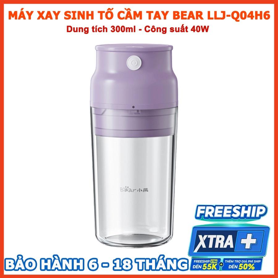 Máy xay sinh tố cầm tay Bear máy xay sinh tố mini sạc điện, dung tích 300ml, Anh Lam Store - Hàng nhập khẩu